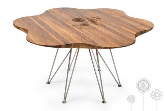 деревянный стол для кухни